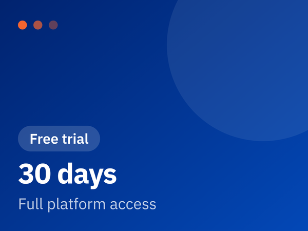 Free 30-day Institutional Trial