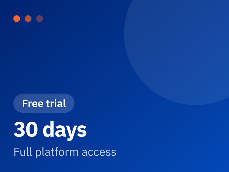 Free 30-day Institutional Trial